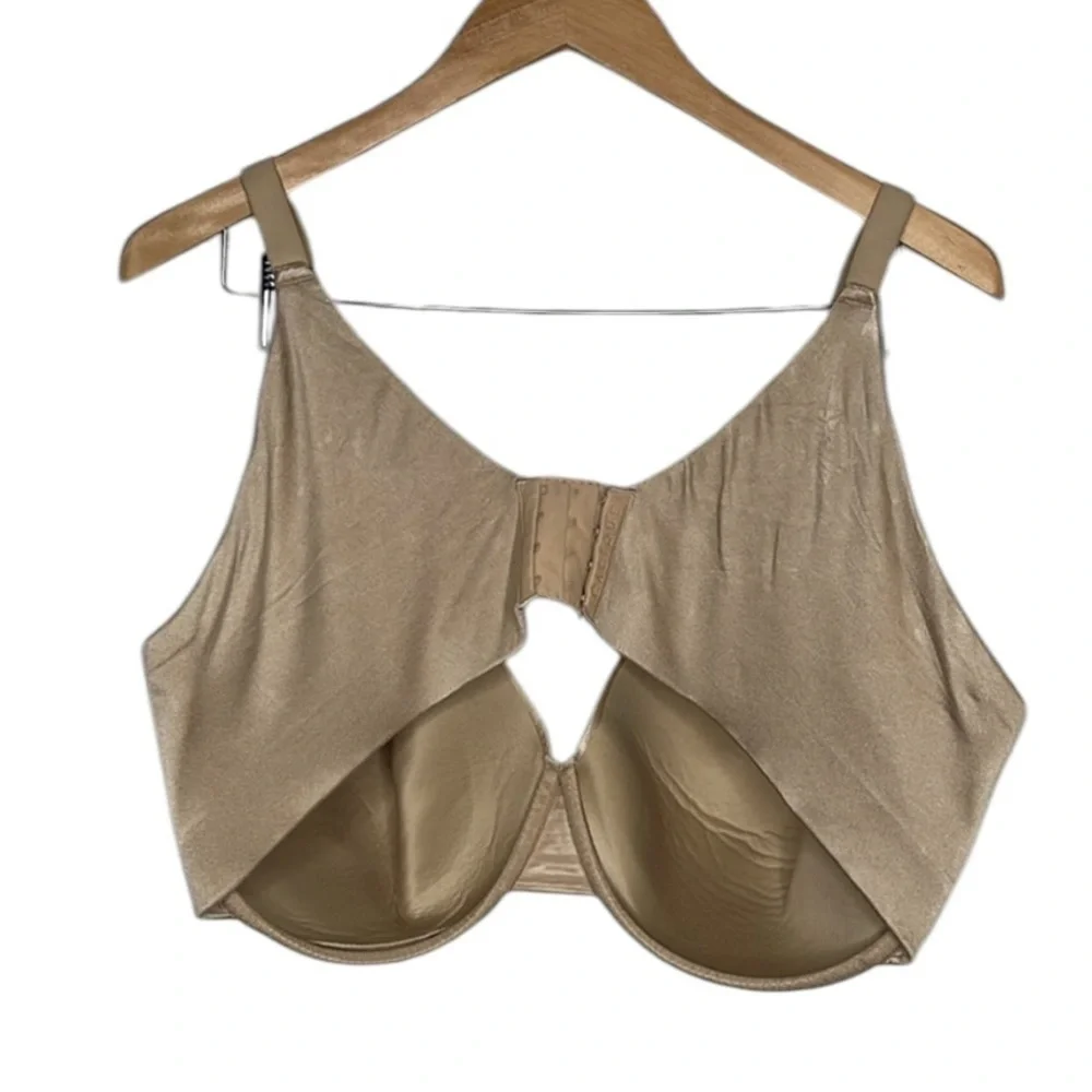 Cacique Tan Backsmoother Lightly Lined Full Coverage Underwire Bra 46DDD